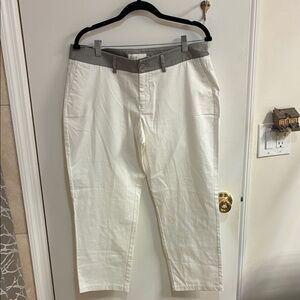 Isani for Target Women's White and Gray pants in Sz 12